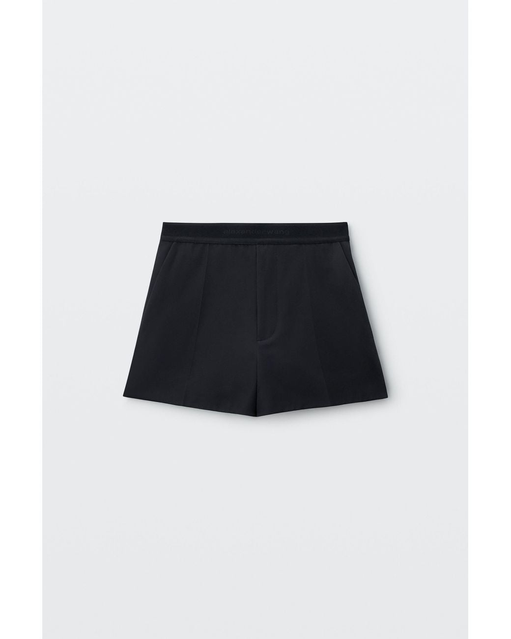 Alexander Wang Natural Logo Elastic High-Rise Mini Short