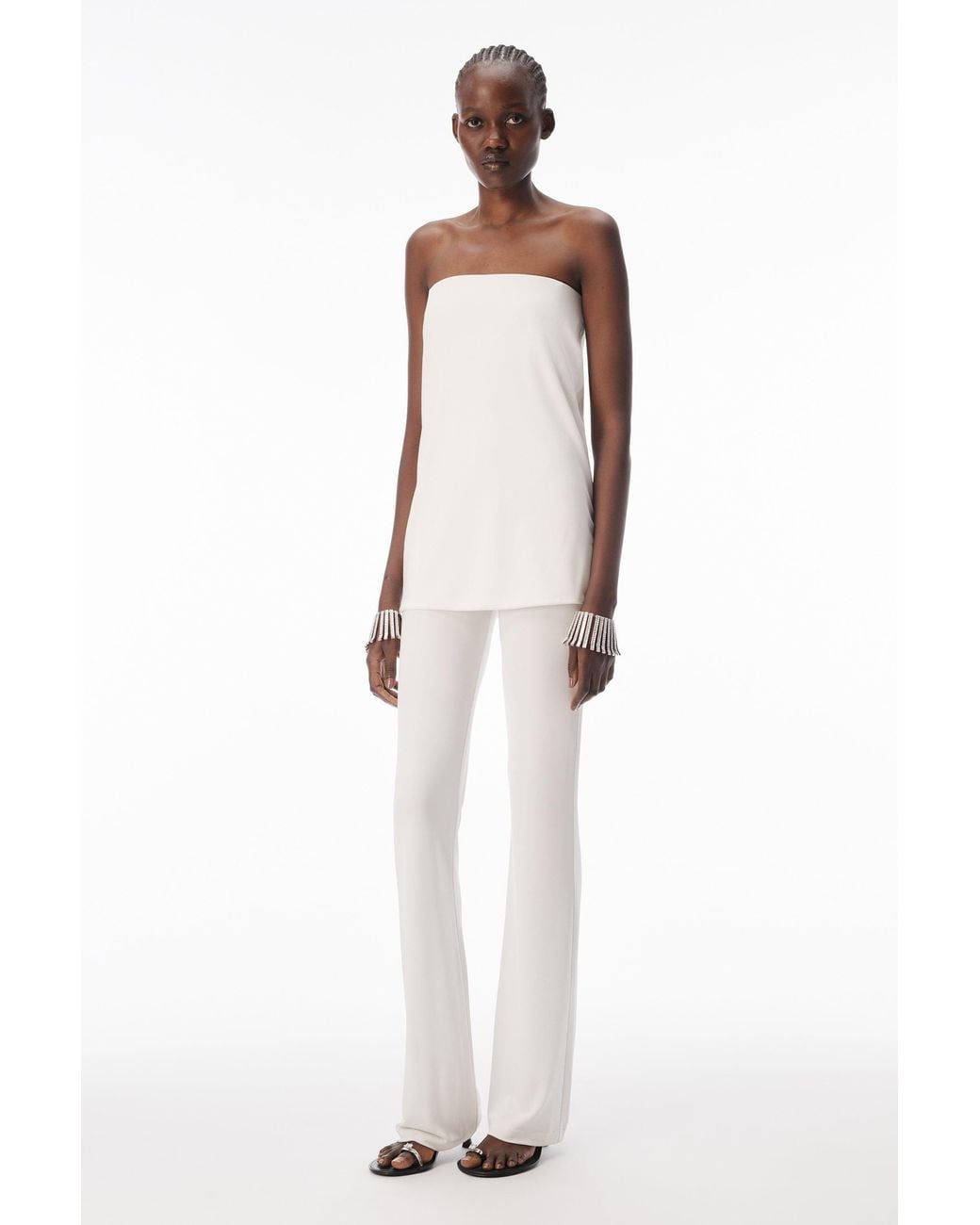 Alexander Wang Black Strapless Corset Jumpsuit