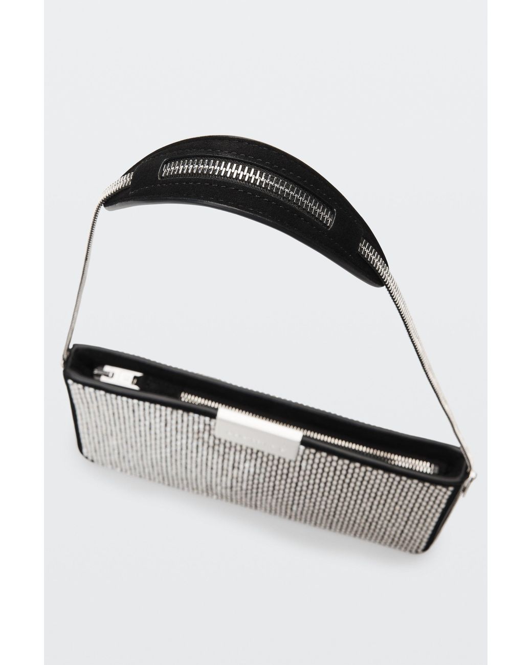 Alexander Wang White Siren Glass Crystal Mini Bag