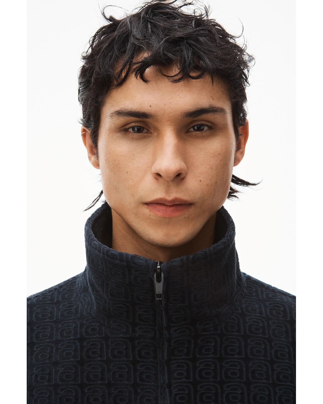 Louis Vuitton Mens Staples Edition Textured Monogram Track Jacket Black  Large