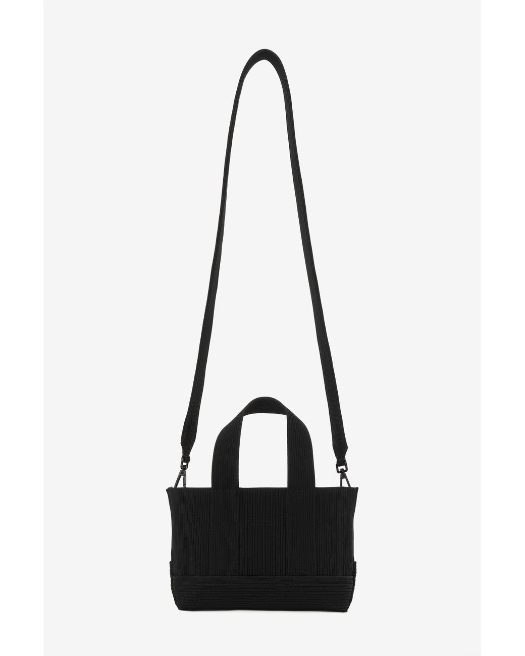 Alexander Wang Ryan Mini Tote Bag In Rib Knit in Black | Lyst