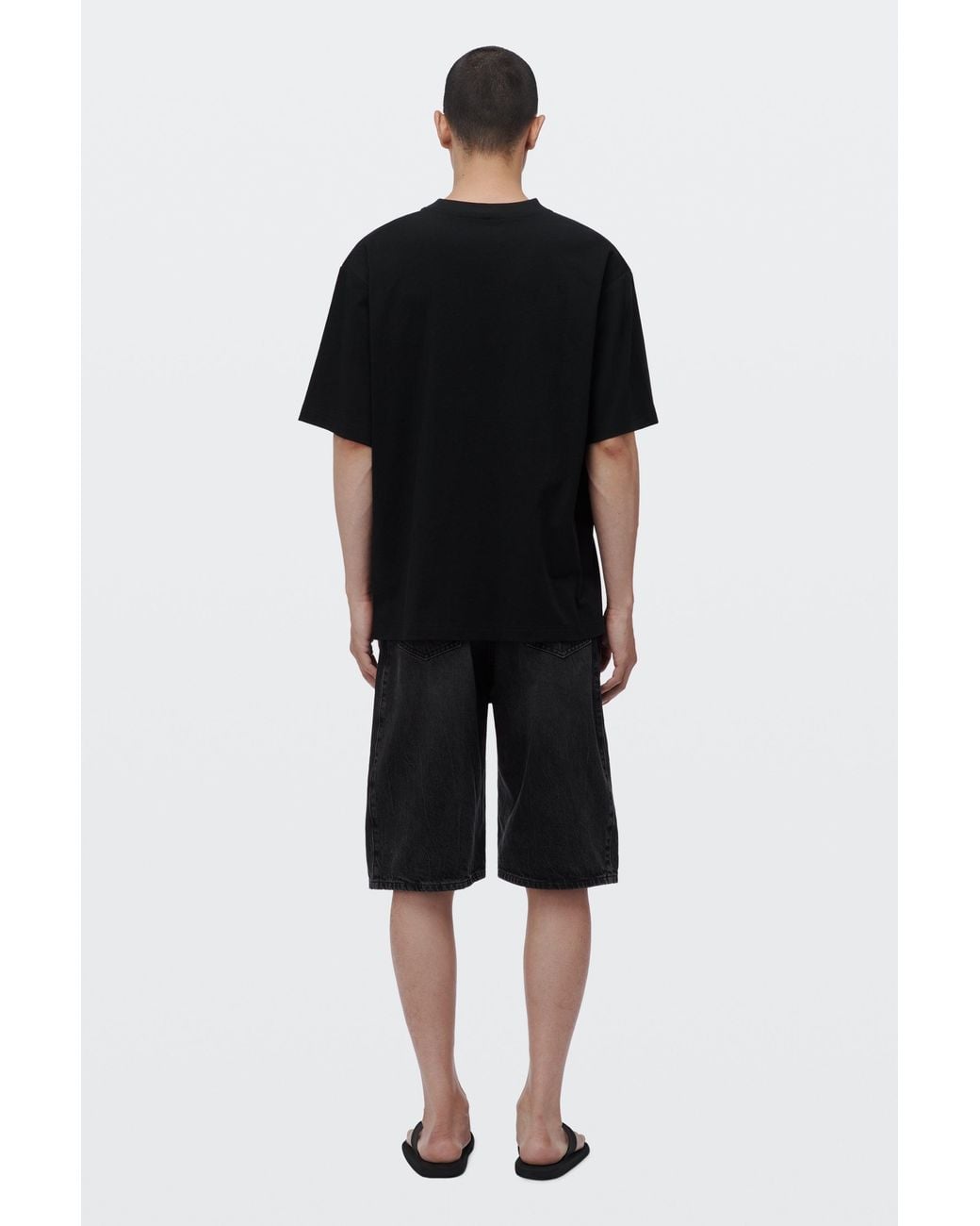Alexander Wang White Logo Graphic Short Sleeve Tee