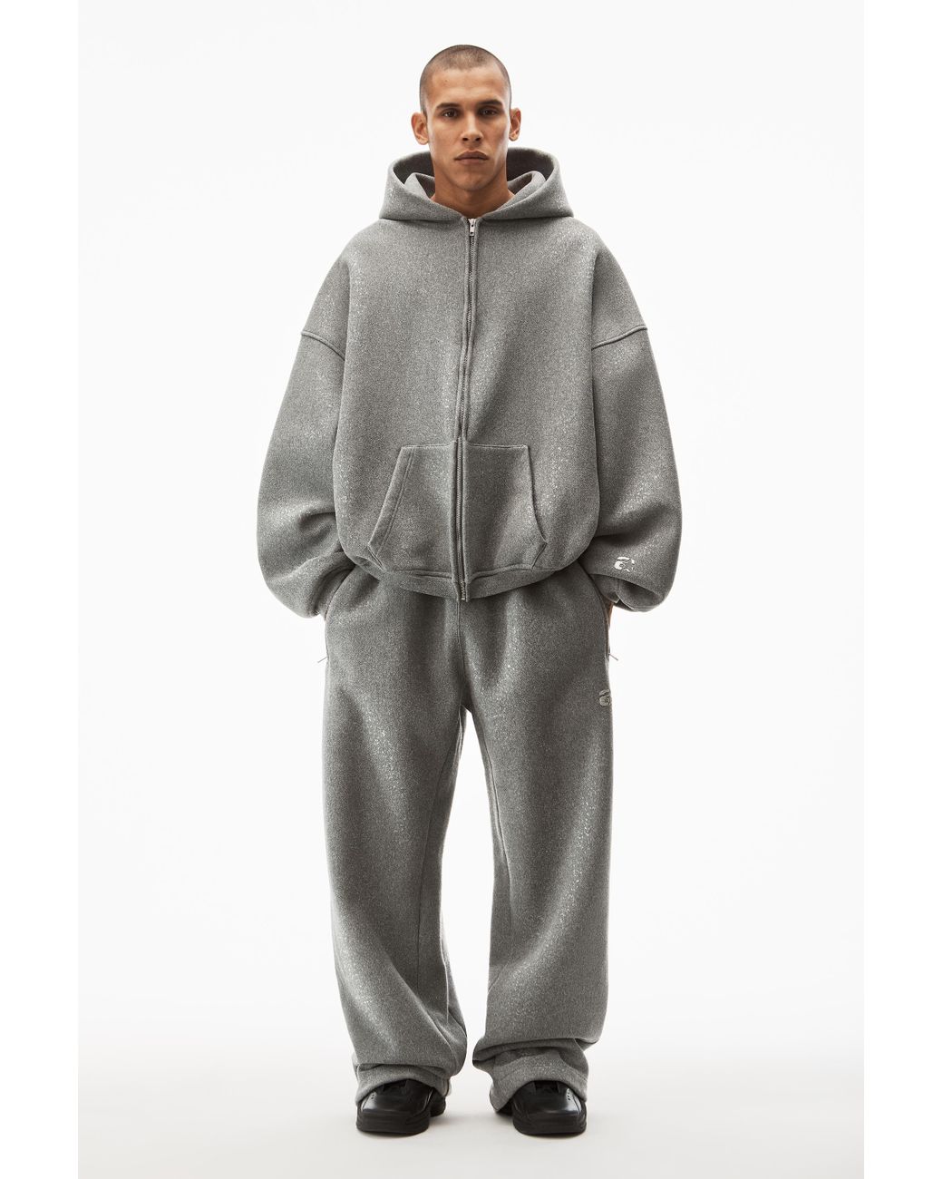 Alexander Wang Sculpted Zip-up Hoodie #AlexanderWang #Comfychic #Sculpted