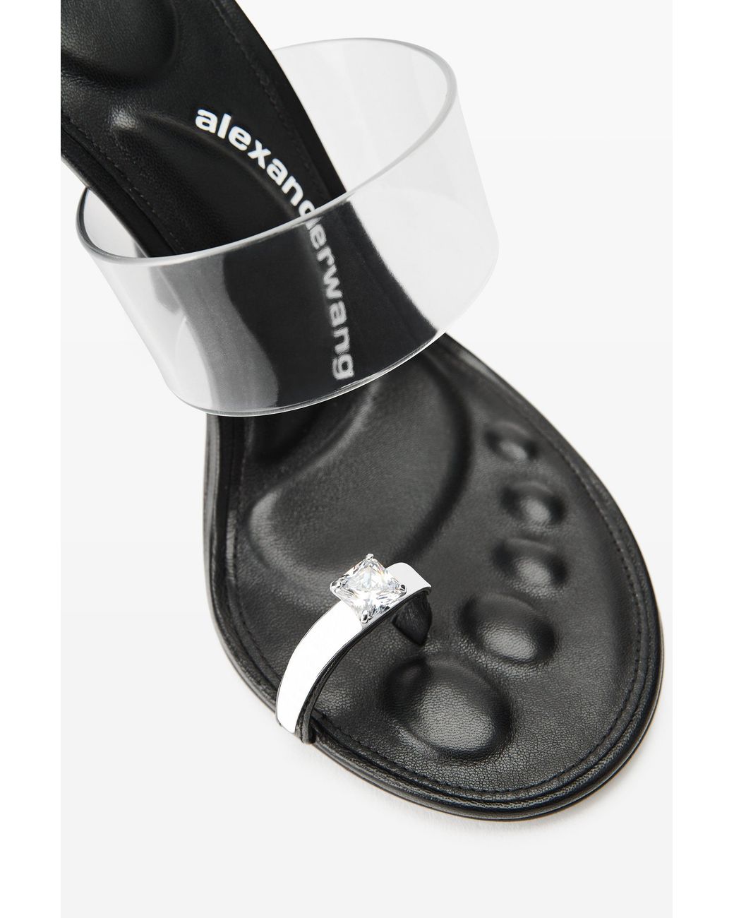 Alexander Wang Black Bianca 105Mm Sandal