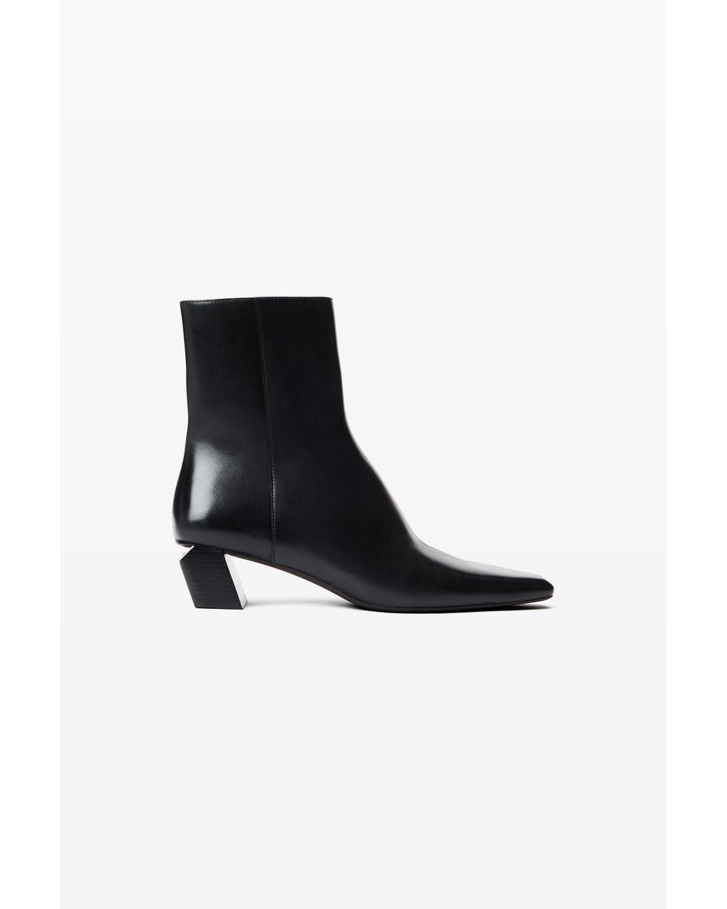 Alexander Wang Toni 45mm Ankle Boot In Leather in Black | Lyst
