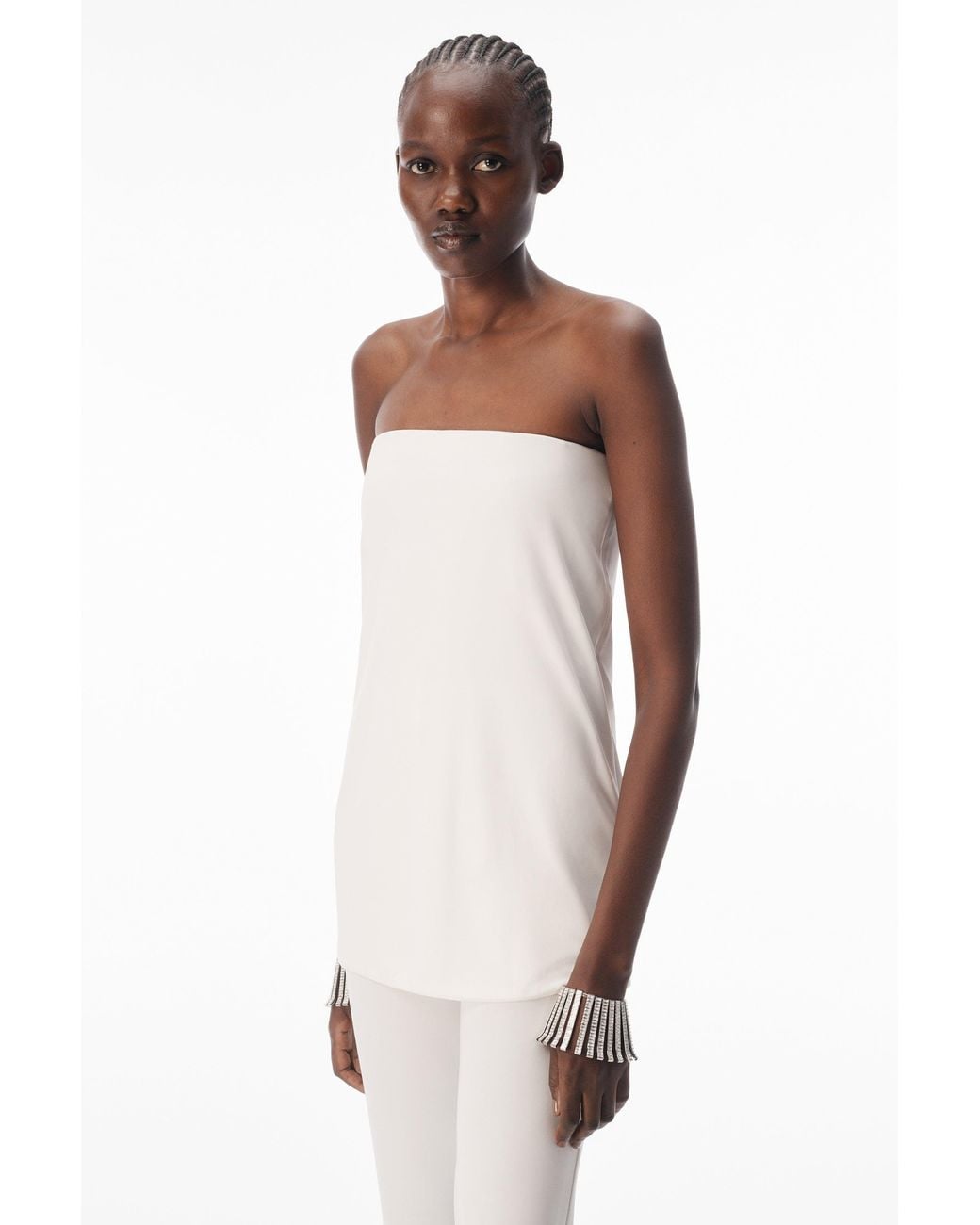 Alexander Wang Black Strapless Corset Jumpsuit