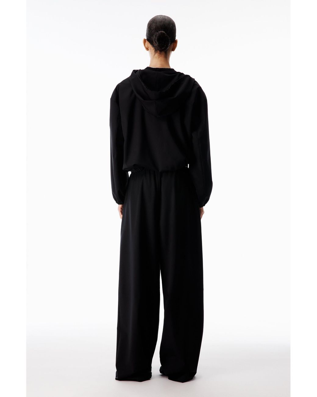 Alexander Wang Black Mid-Rise Track Pant