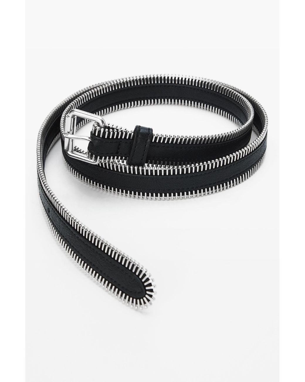 Alexander Wang Multicolor Thin Zipper Belt