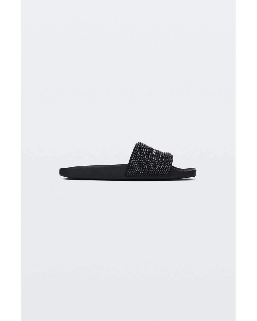 Alexander Wang Multicolor Crystal Hotfix Pool Slide