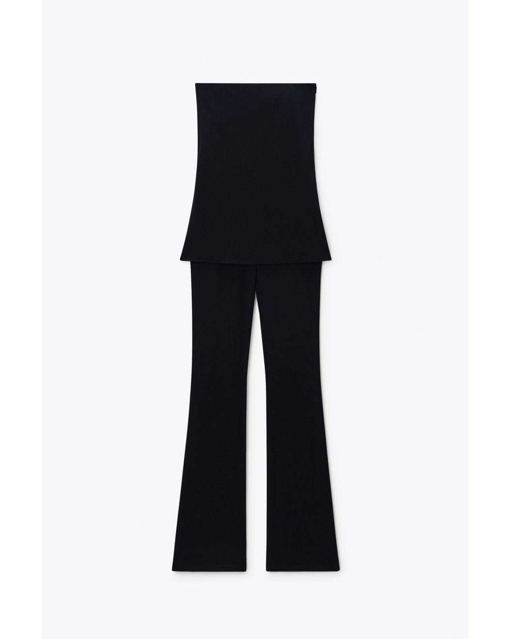 Alexander Wang Black Strapless Corset Jumpsuit