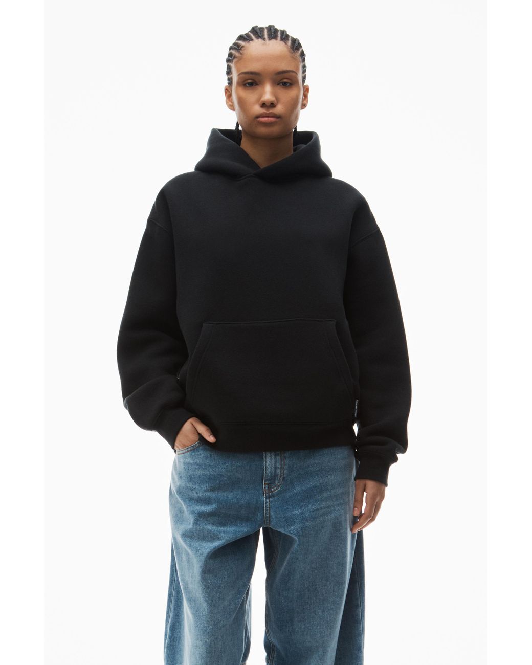 Alexander wang dense fleece hoodie sale