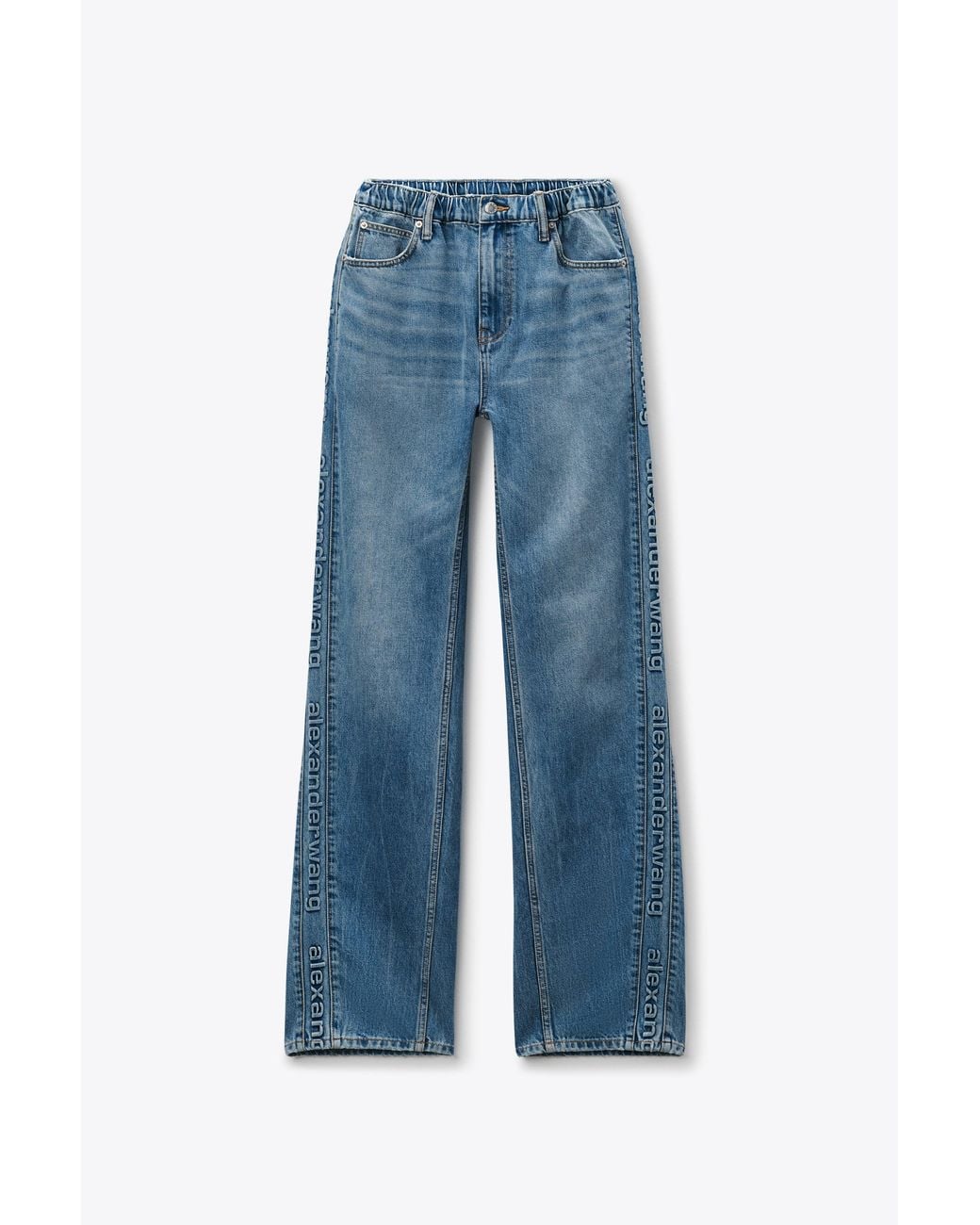Alexander Wang Blue Logo Panel Balloon Jogger