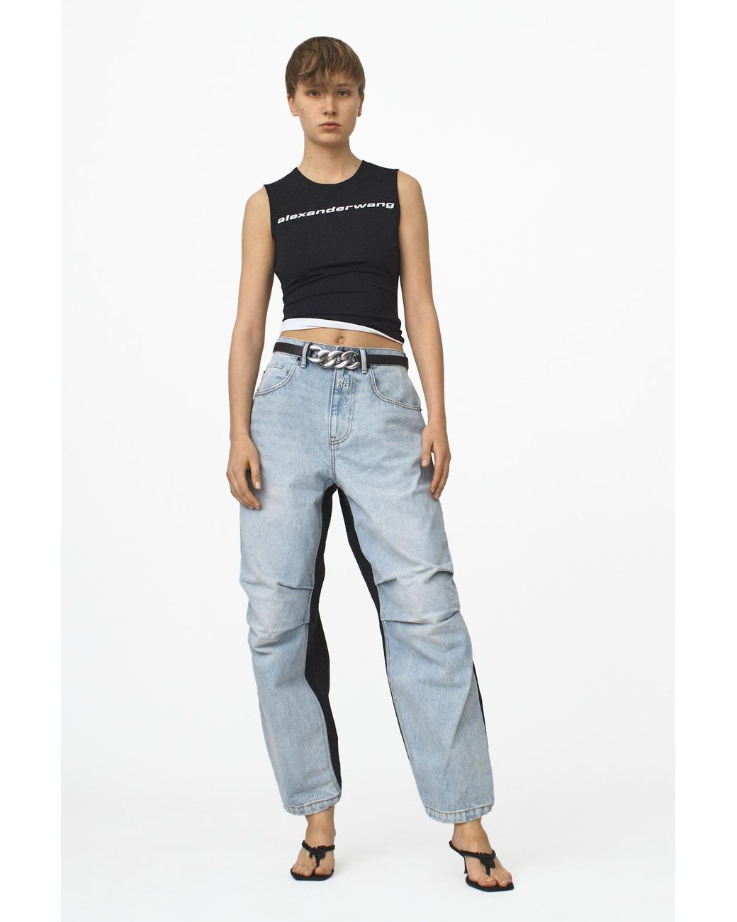 Straight jeans Alexander Wang Blue size 28 US in Denim - Jeans - 28936880