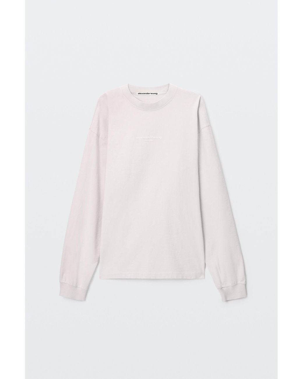 Alexander Wang White Logo Print Tee