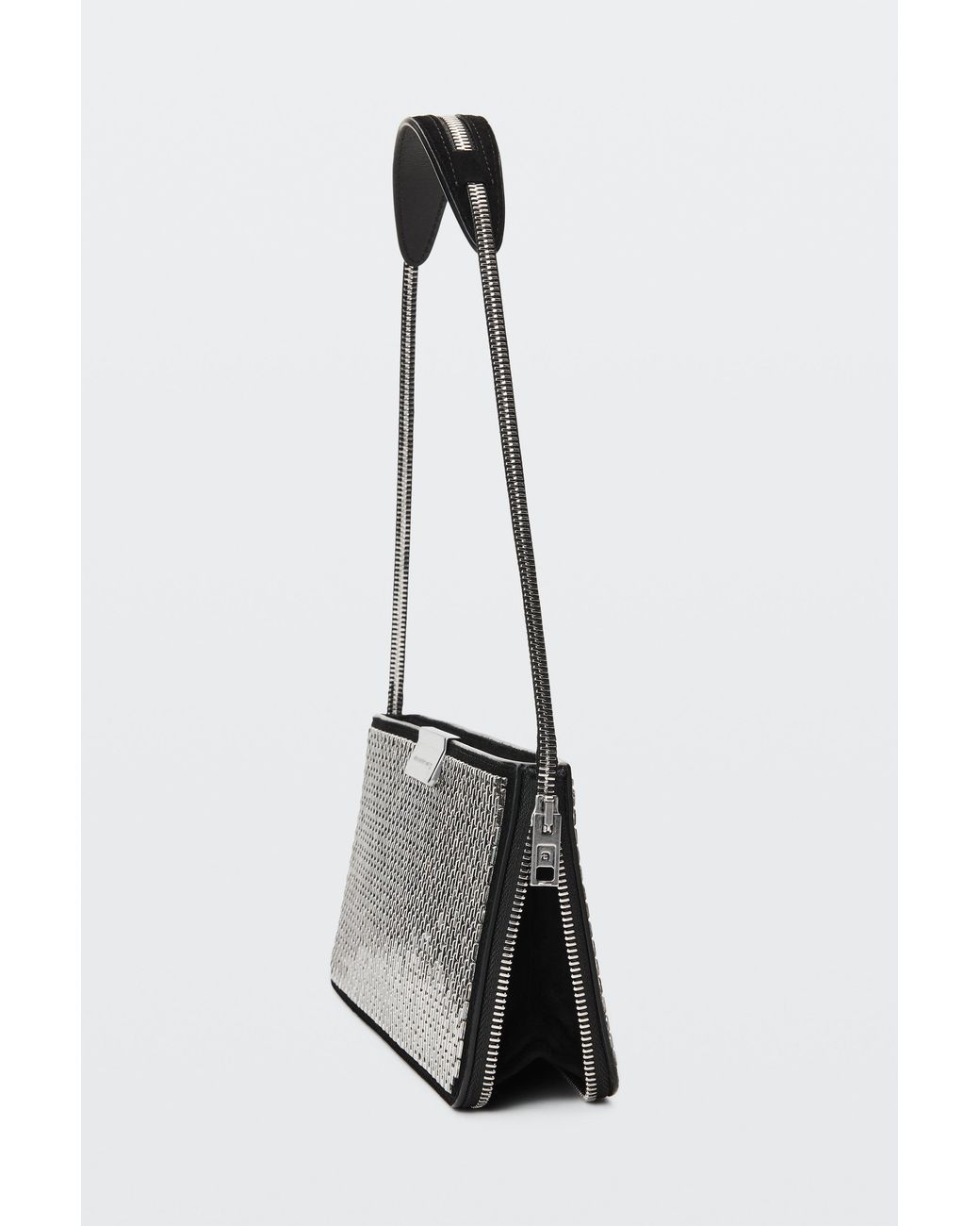 Alexander Wang White Siren Glass Crystal Mini Bag