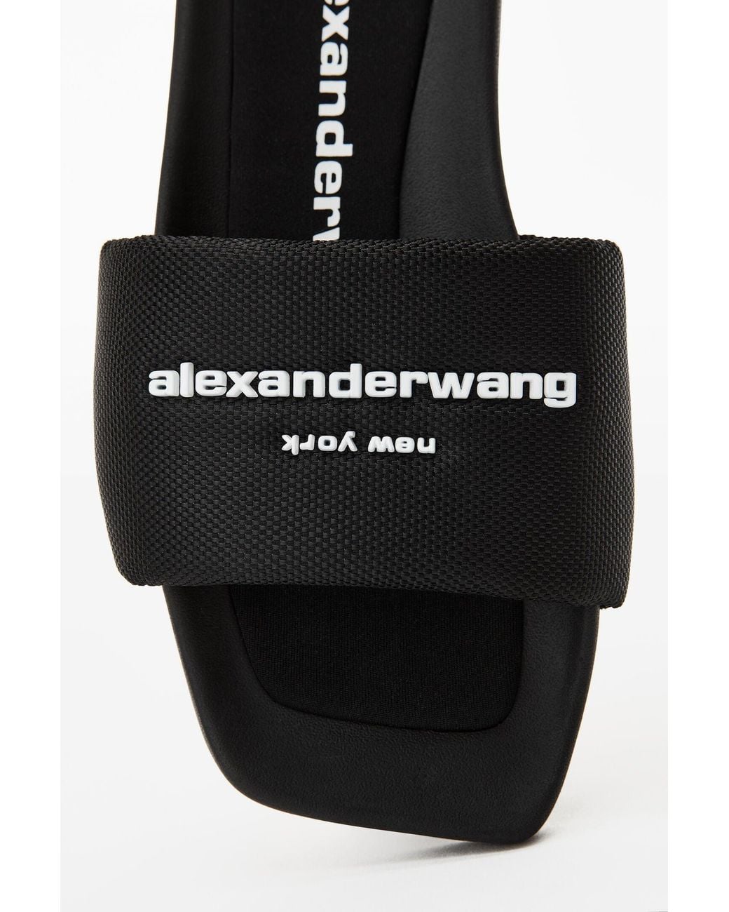 Alexander Wang Black Women Pool Slides