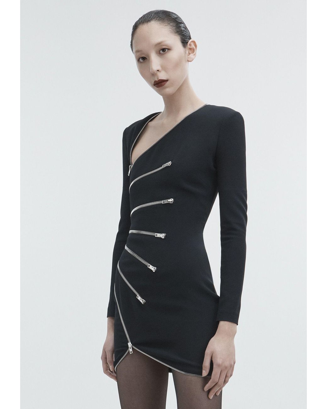 alexander wang black zipper dress Alexander Wang