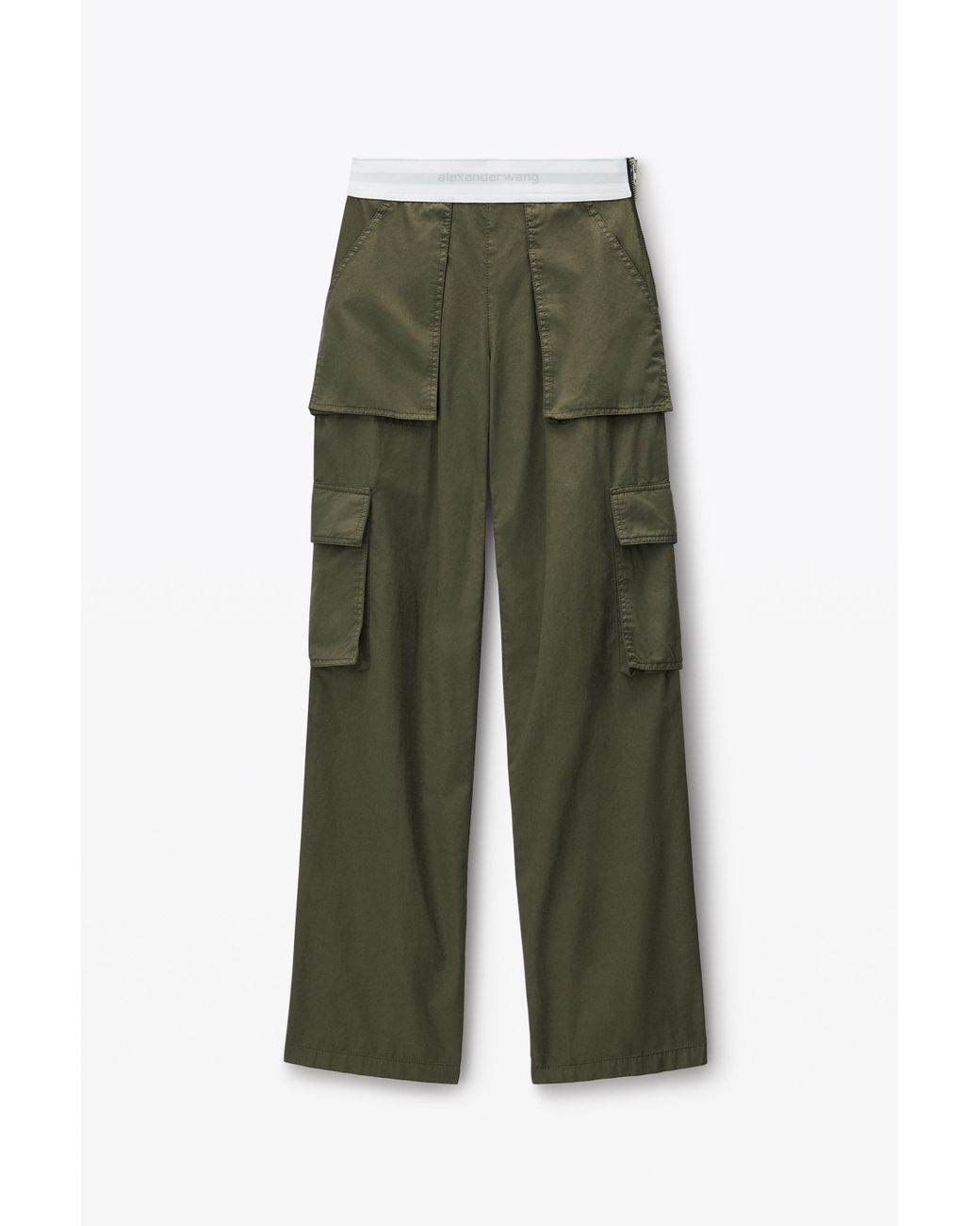 脚長効果☆【alexanderwang】mid rise cargo rave pant