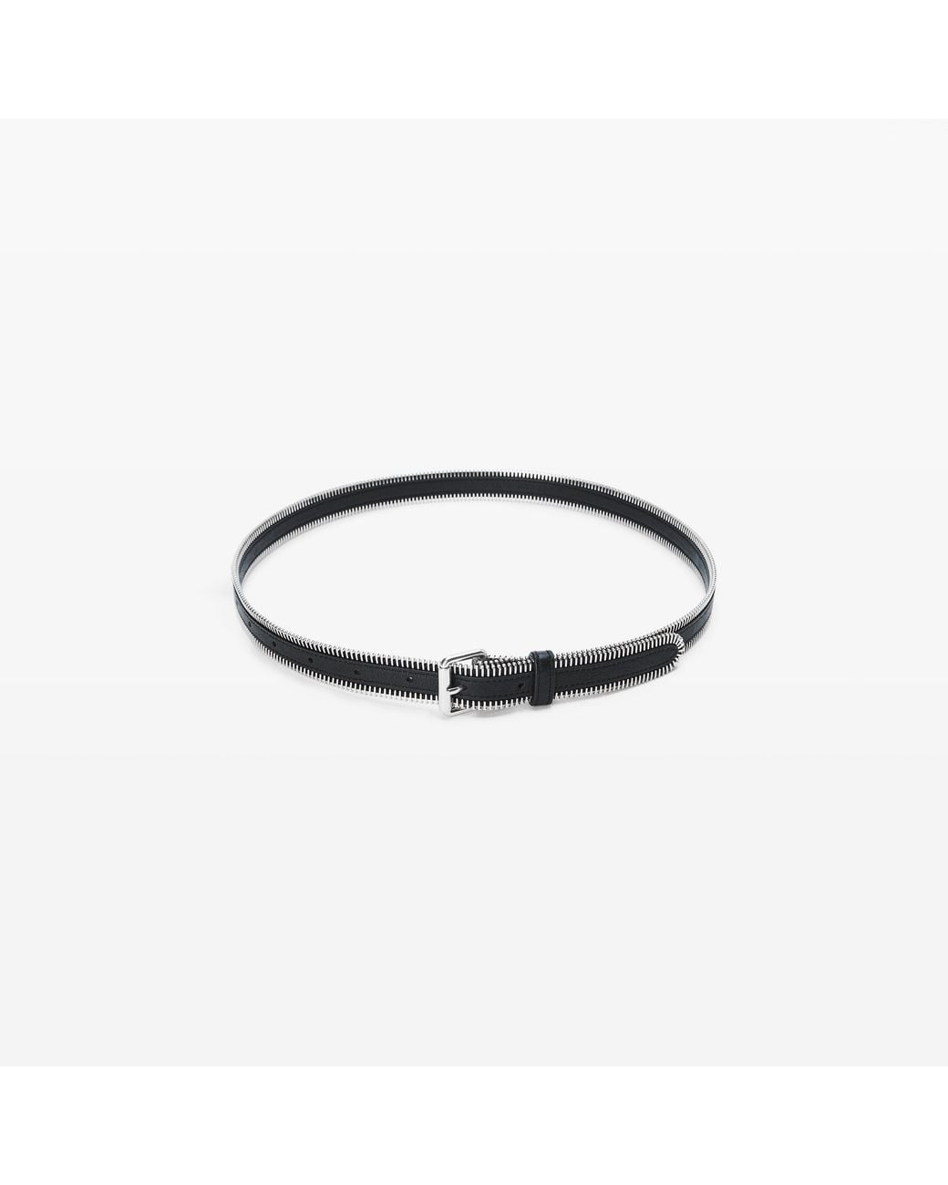 Alexander Wang Multicolor Thin Zipper Belt