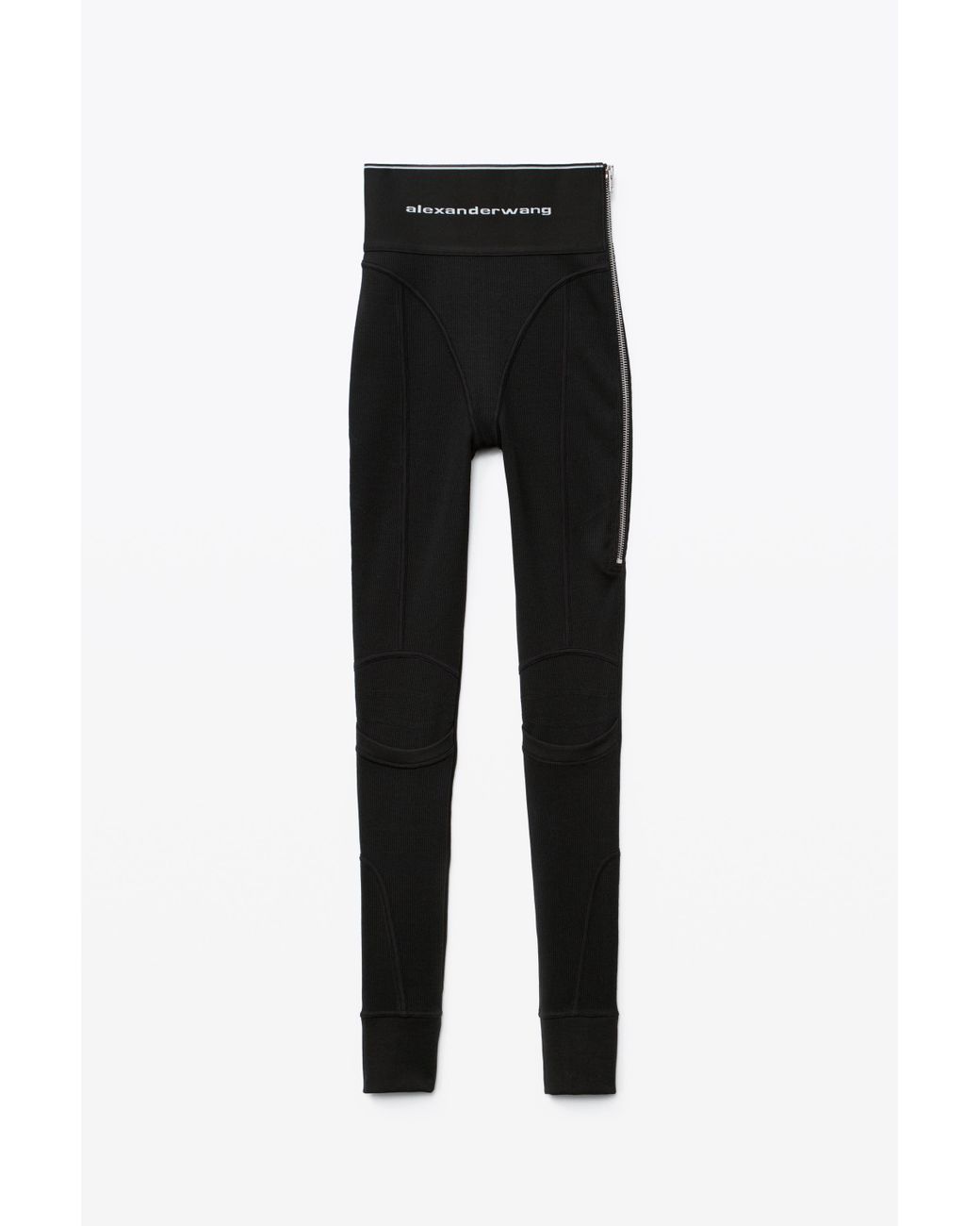 Alexander Wang, Pants & Jumpsuits, Alexander Wang Logo Elastic Leggings  Gray S