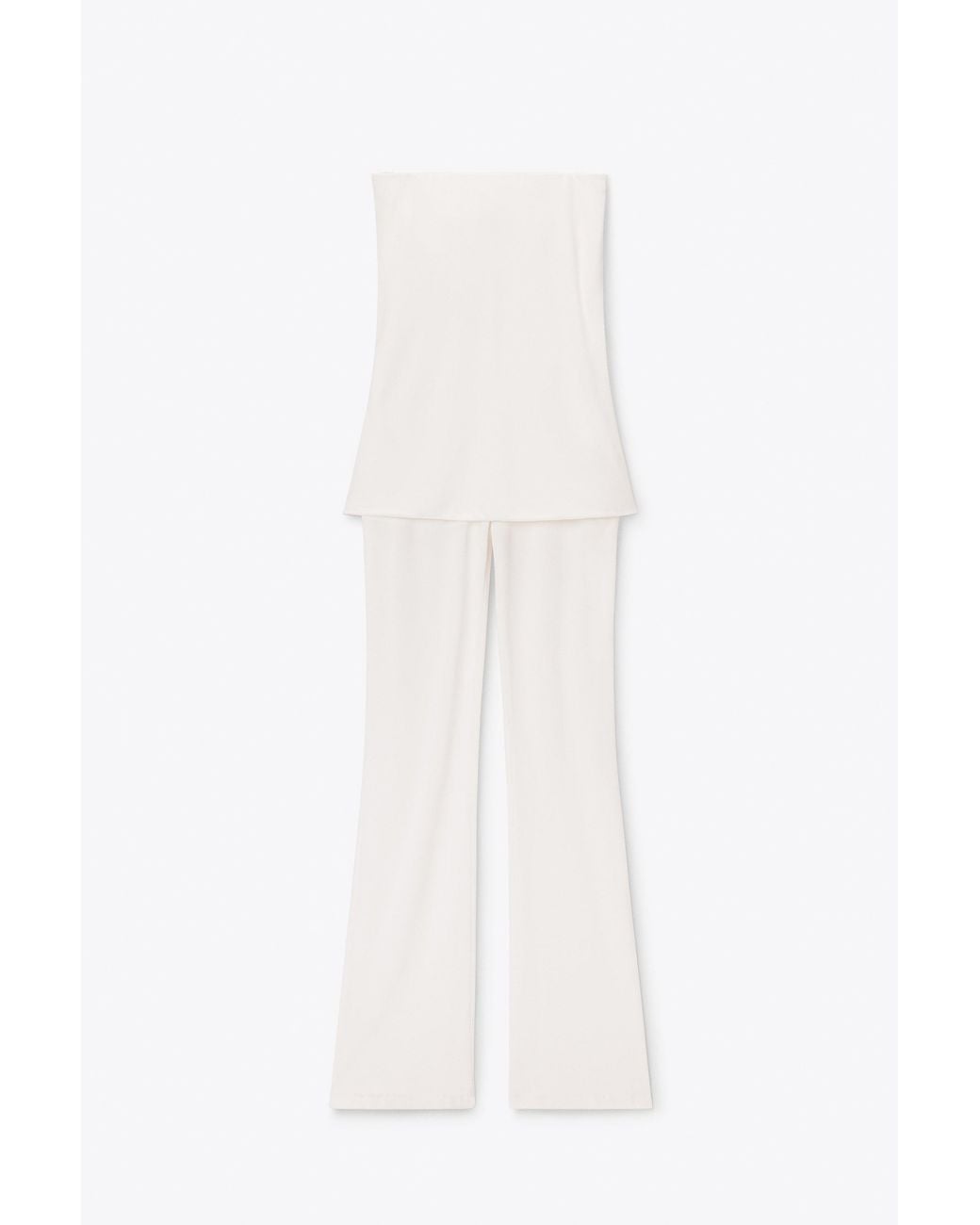 Alexander Wang Black Strapless Corset Jumpsuit