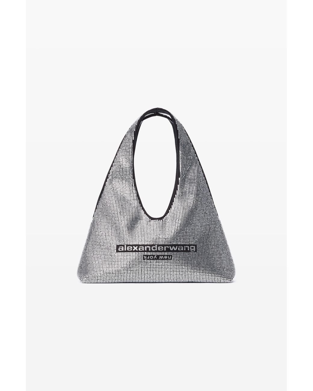 Alexander Wang Black Pike Crystal Mini Bag