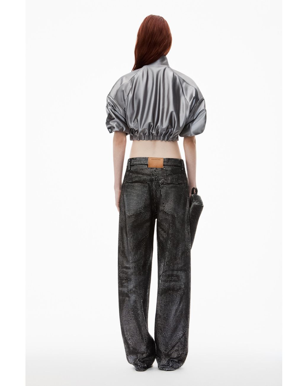 Alexander Wang Cropped Track Jacket With Piping | Lyst Alexander Wang Cropped Track Jacket With Piping | Lyst