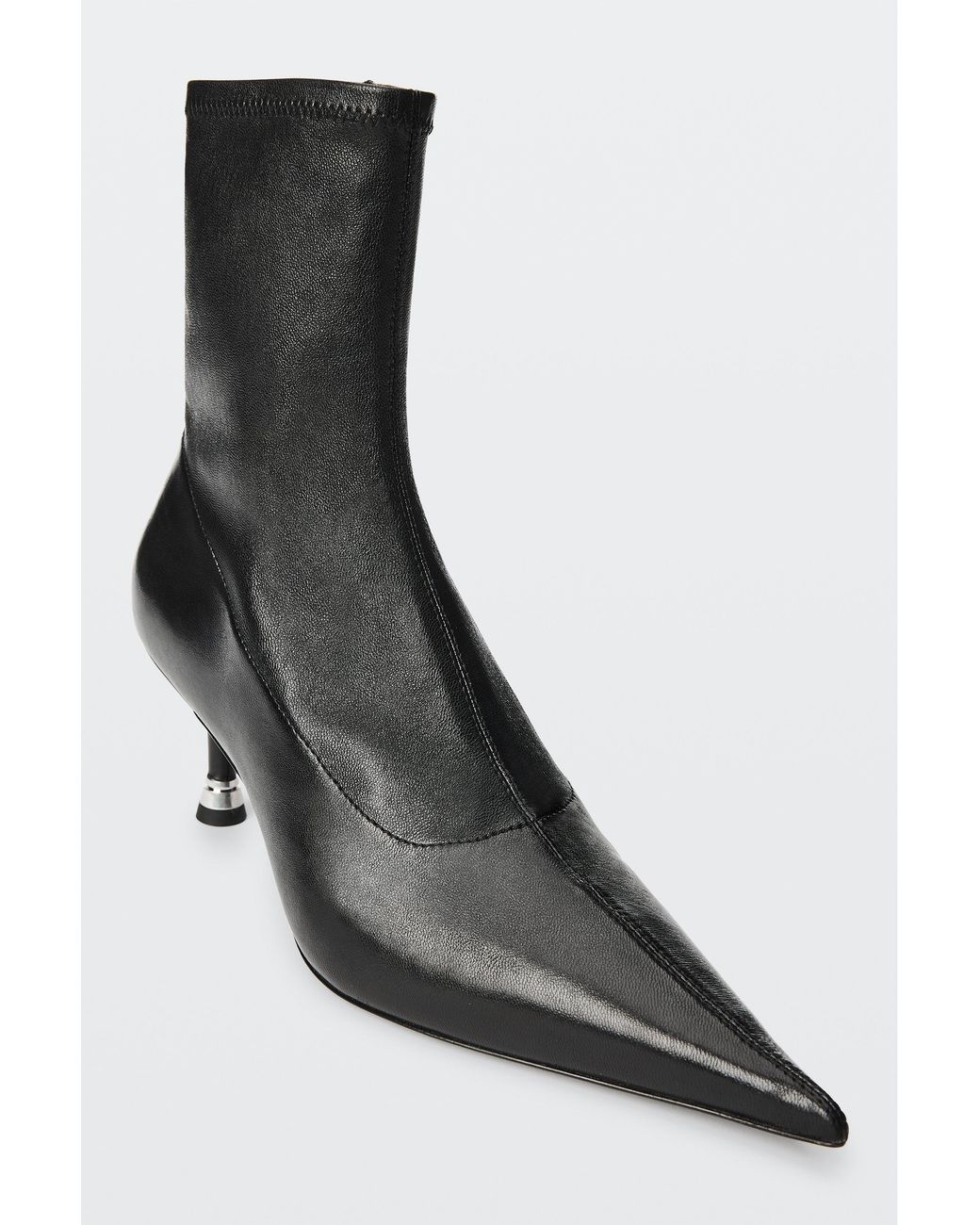 Alexander Wang White Fei 65Mm Stretch Ankle Boot