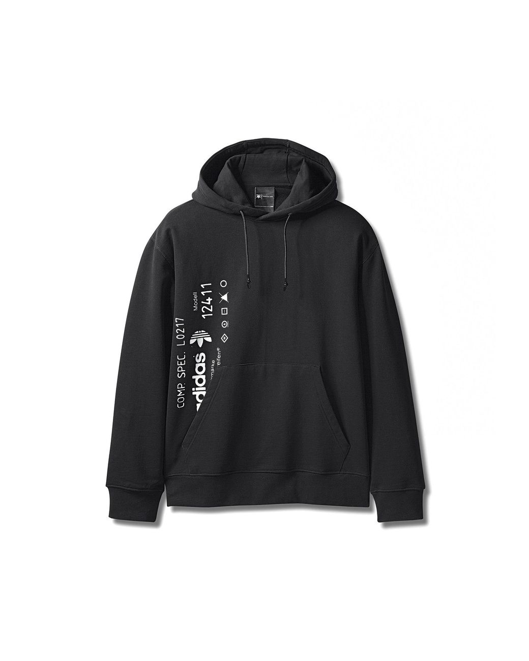 Alexander Wang Cotton Adidas Originals By Aw Graphic Hoodie in Black for  Men | Lyst