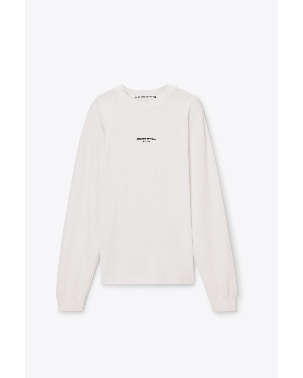 Alexander Wang White Logo Print Tee