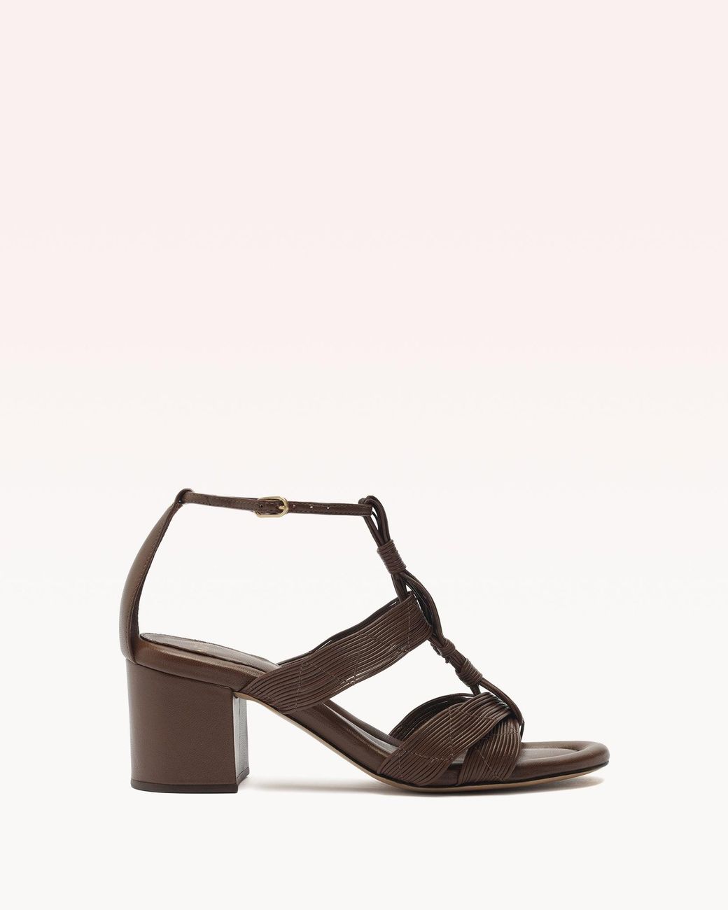 Alexandre Birman Pink Olga Block 60 Brown