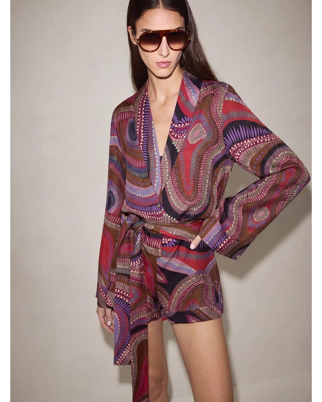 Alexis Purple Robbie Romper