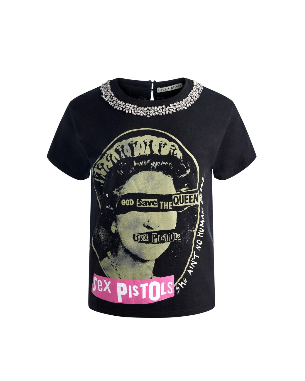 アリスアンドオリビア Tシャツ 中古・古着通販】alice+olivia (アリスアンドオリビア) ワンポイント