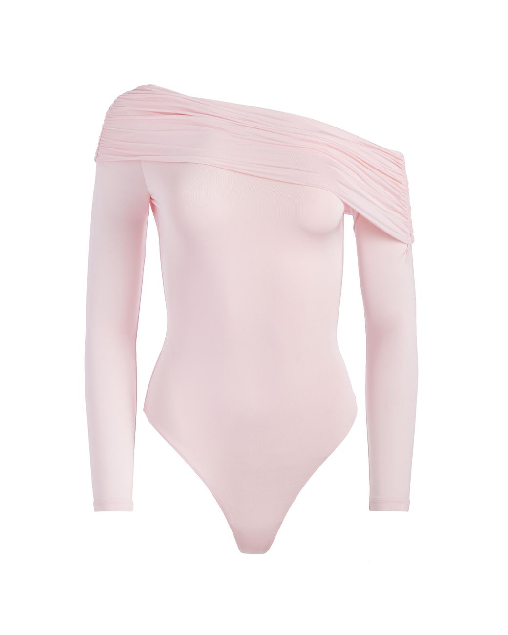 Alice + Olivia Mollie Convertible Bodysuit in Pink | Lyst