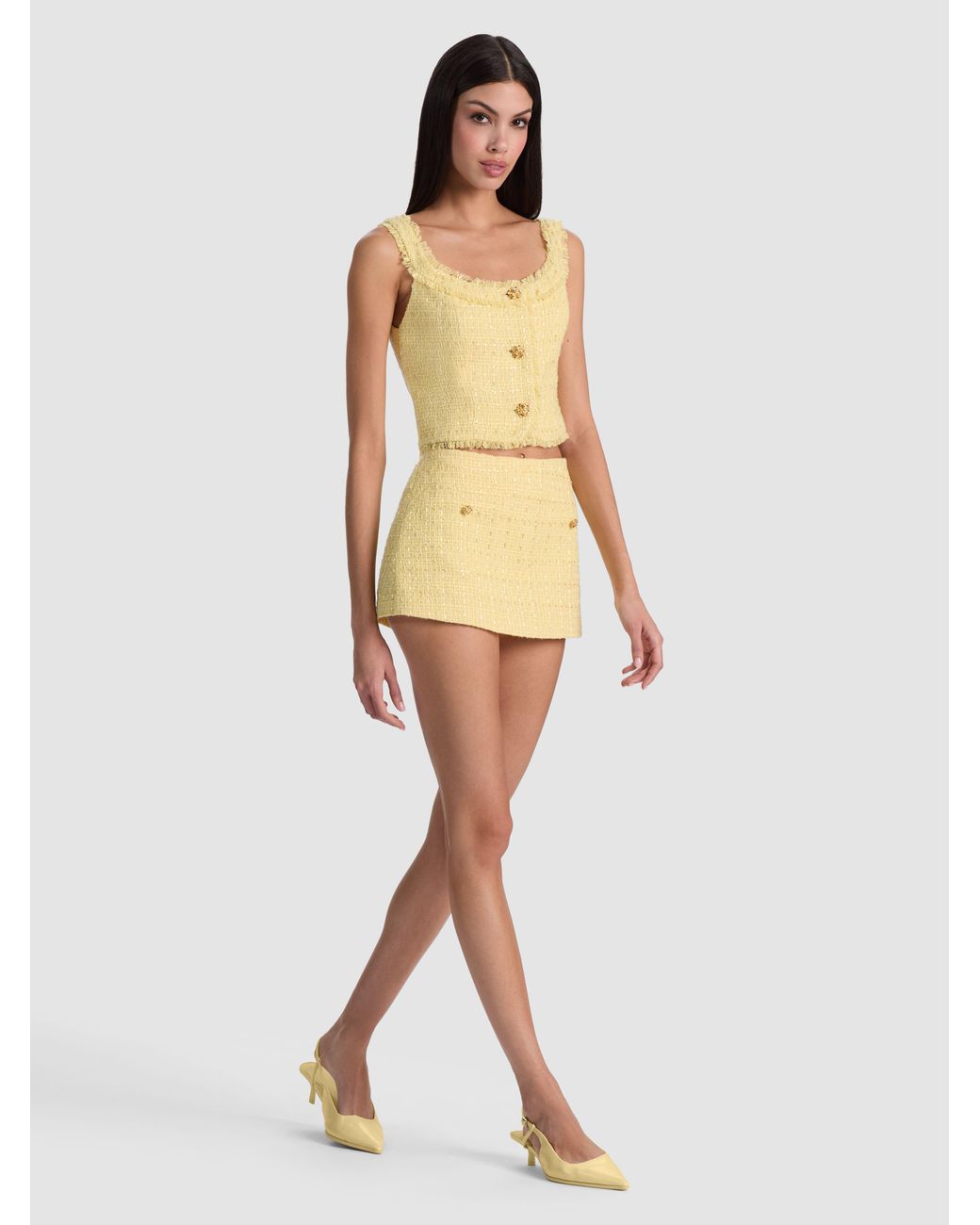 Alice + Olivia Natural Mace Mini Skort