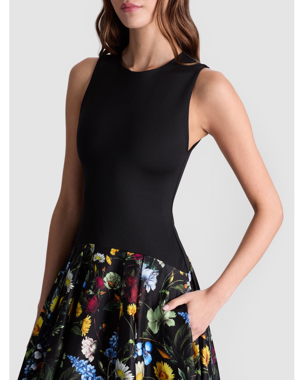 adley drop waist mini dress Flowing Dropped Waist Maxi Dress main image 1