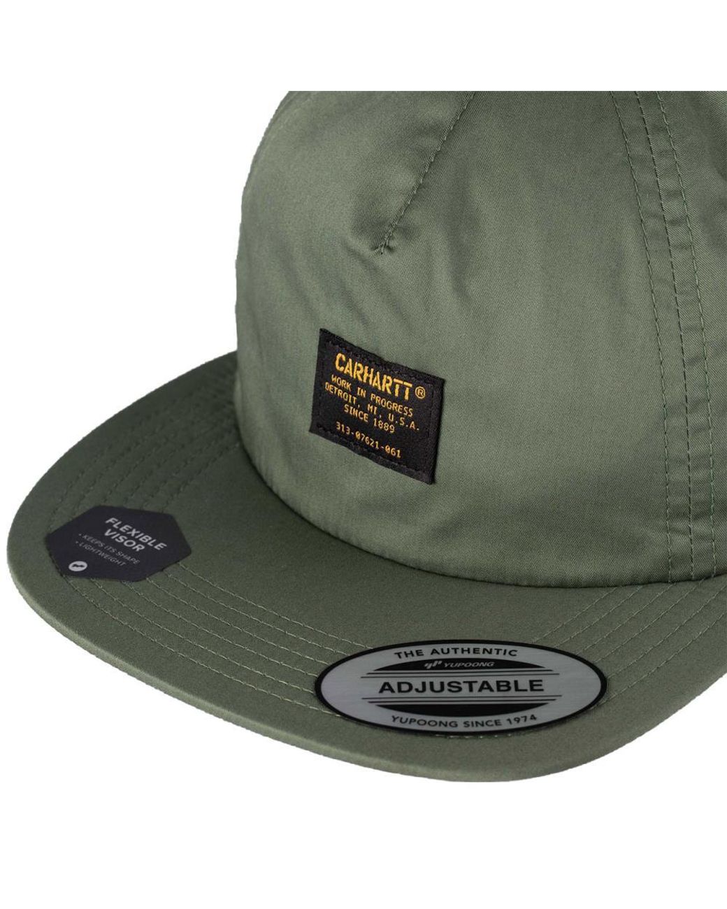 Carhartt WIP Cotton Anker Cap in Olive 