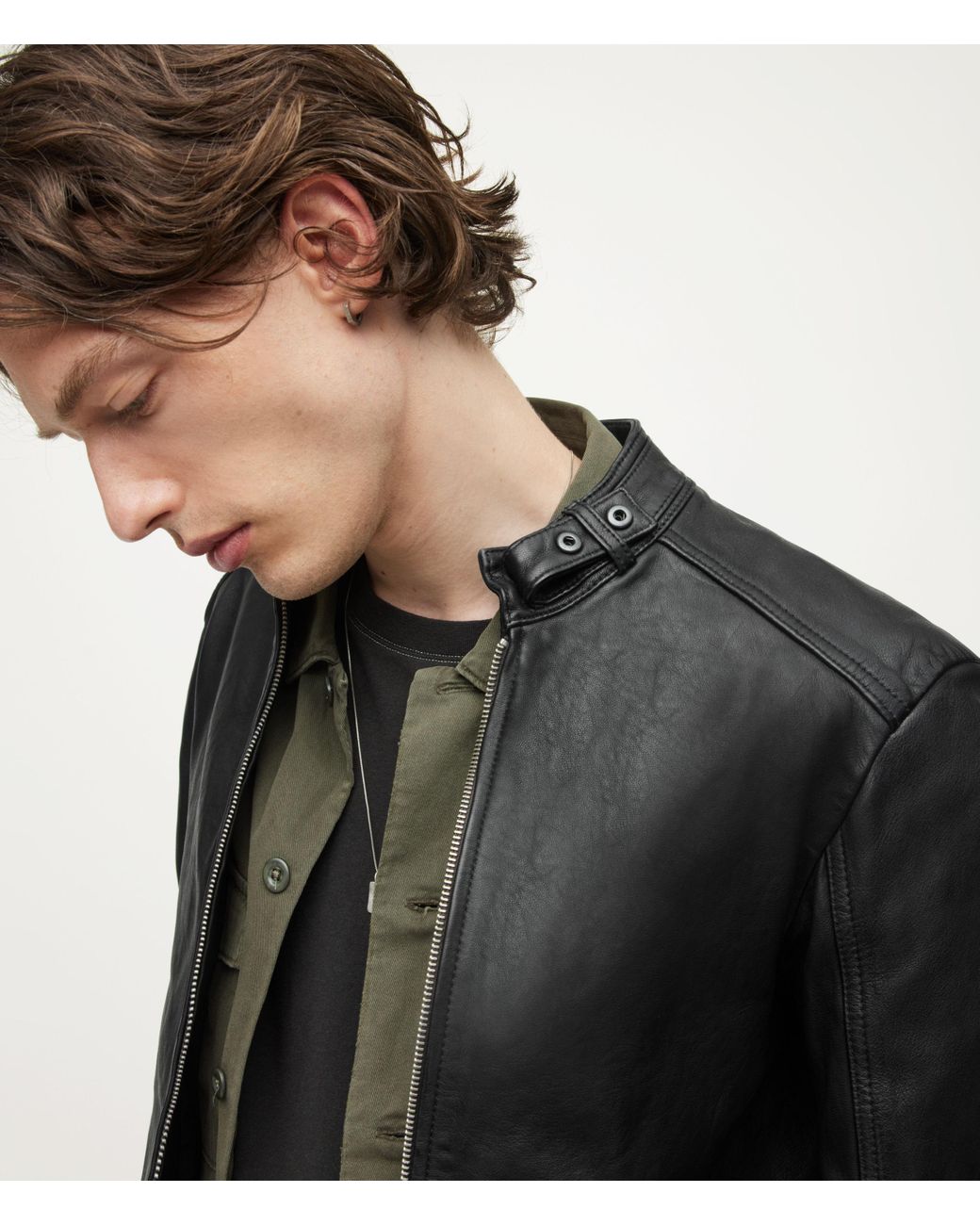 総代理店 all saints CORA LEATHER JACKET オールセインツ