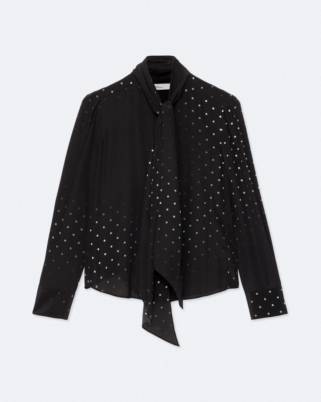 AllSaints Black Iris Regular-Fit Silk Shirt