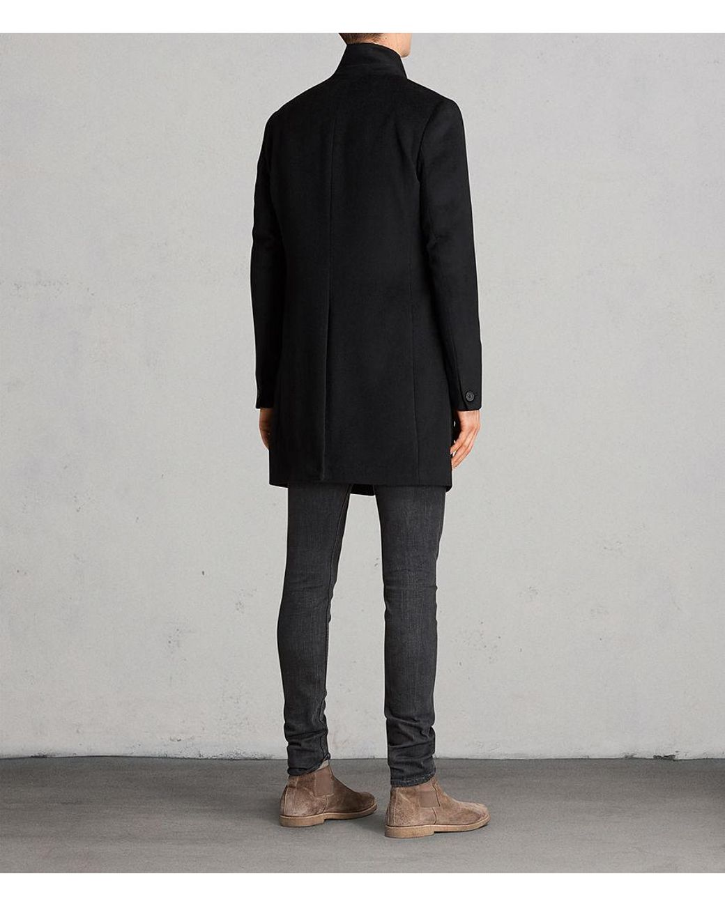 All saints bodell coat black cheap