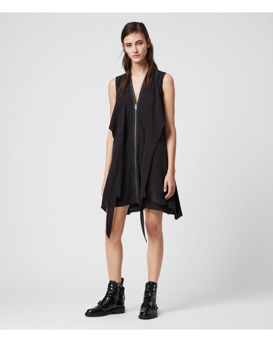 All saints hotsell jayda silk dress