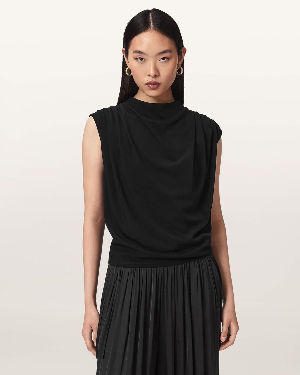 AllSaints Black Allsaints Emerson Top