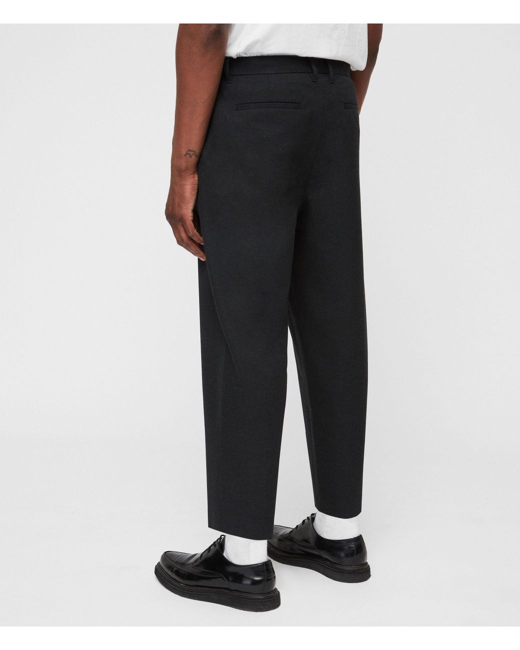 All saints cropped best sale trousers
