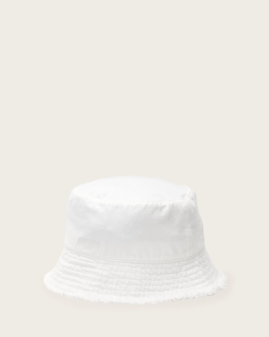AllSaints White Skye Bucket Hat