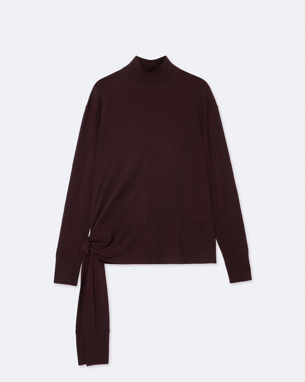AllSaints Red Tilley Relaxed-Fit Merino Wool Sweater