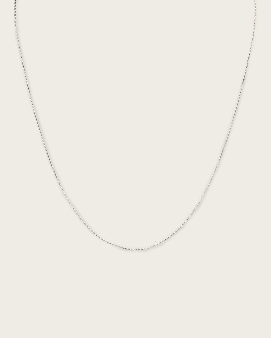 AllSaints Natural Axl Sterling Curb Extra Large Necklace for men