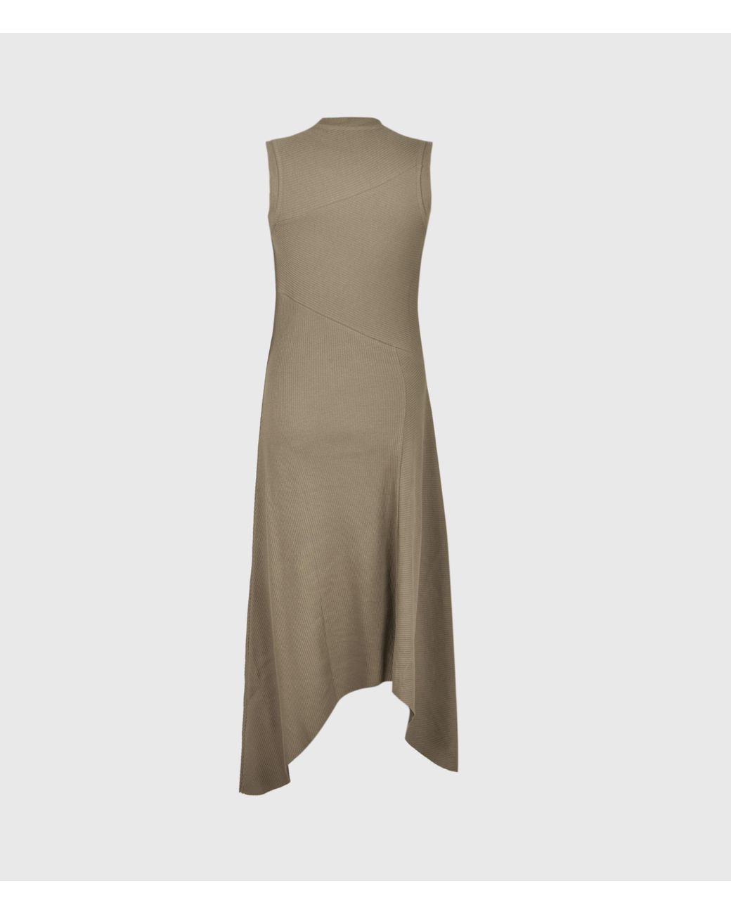 gia asymmetrical ribbed midi dress Kiyonna Plus Size Gia A-Line Midi Dress with Pockets - Azalea