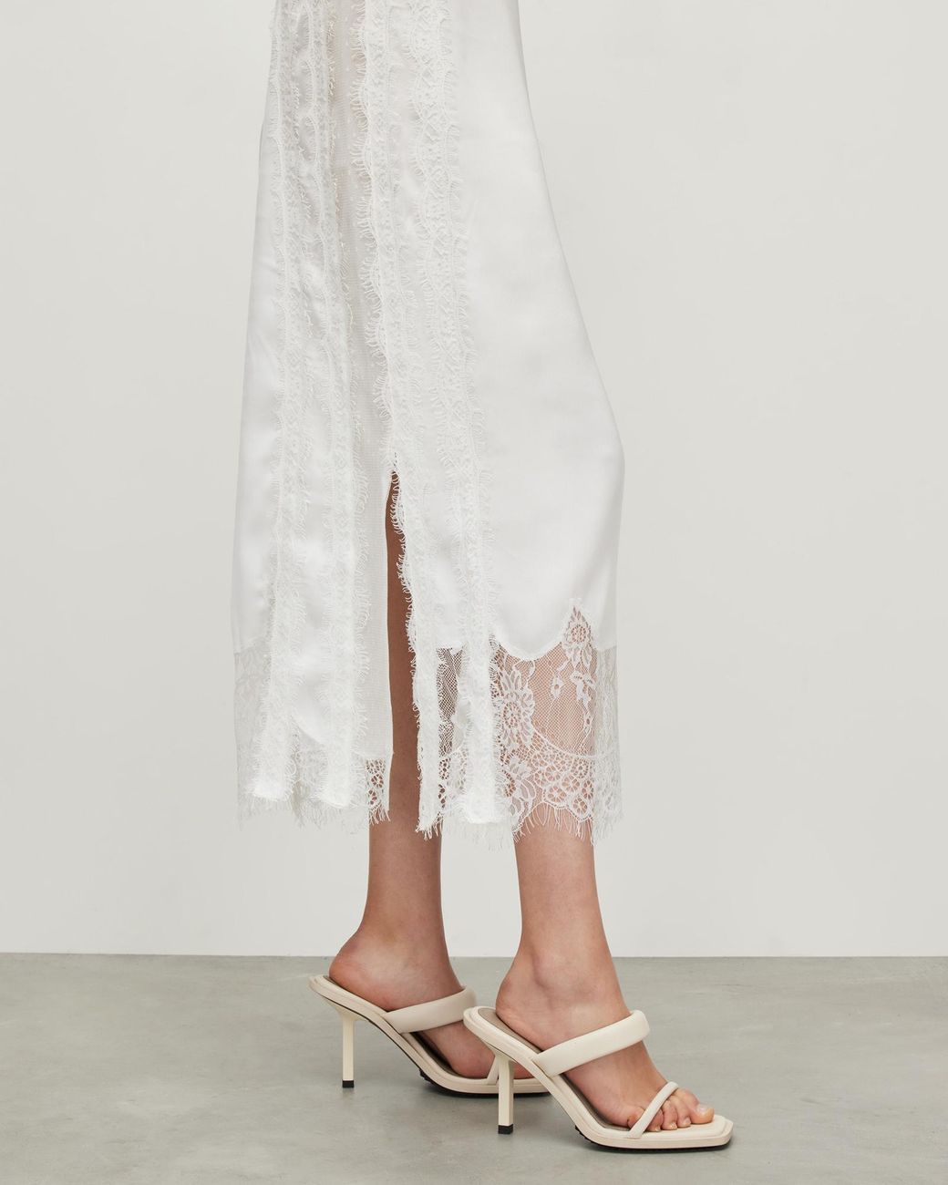 grace for lace wedding dresses Elbow Sleeves V-neck Lace A-line Wedding Dress – Ms. Grace