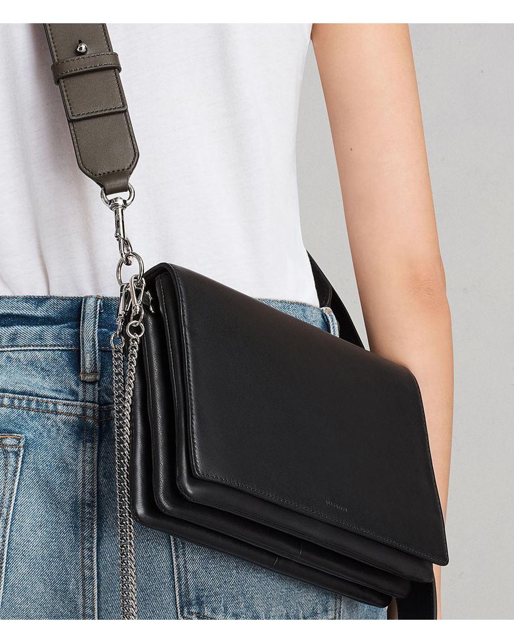 Allsaints zep box best sale bag