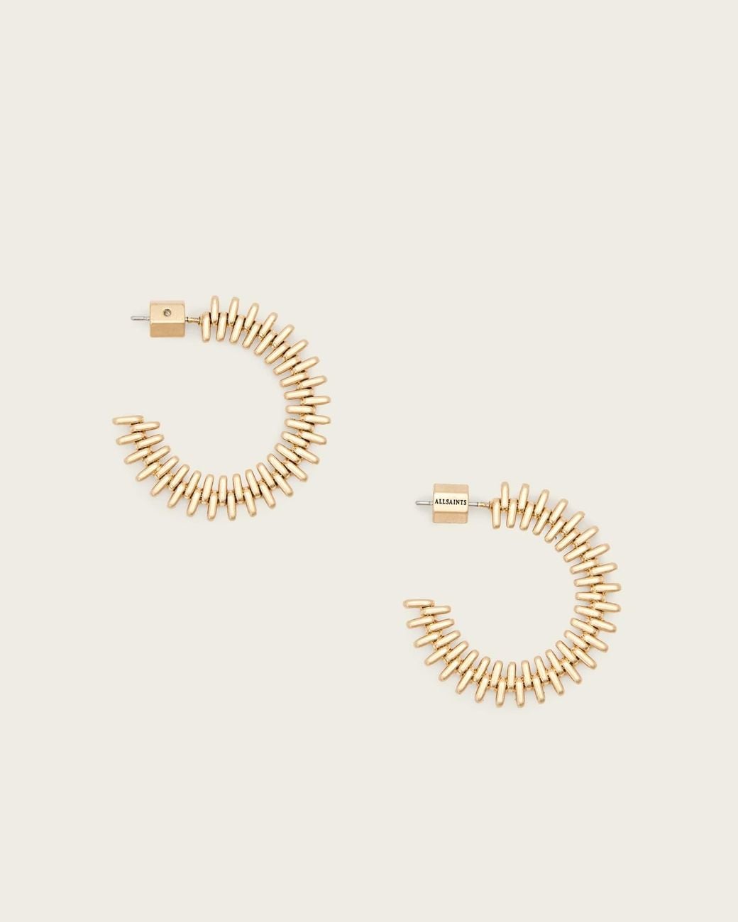 AllSaints Natural Yuna Hoop Earrings